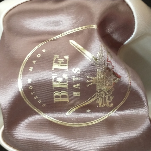 Men's bees custom-made Western  hats dark brown band has faux turquoise - Picture 6 of 6